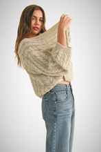 Charger l&#39;image dans la galerie, Light Weight Cable Knitted Cardigan (8258931753168)
