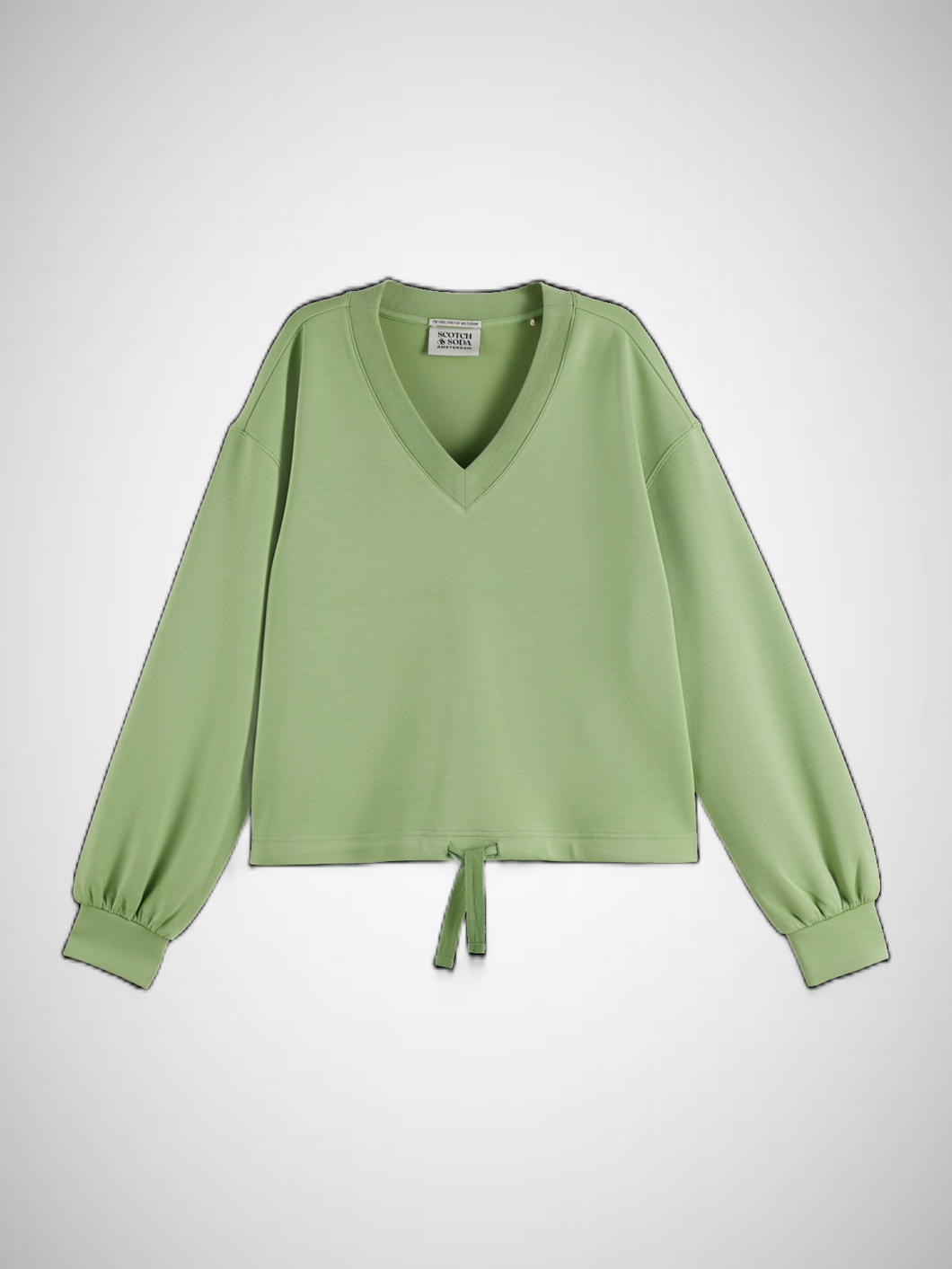 V-Neck Modal Sweatshirt (8277166391504)
