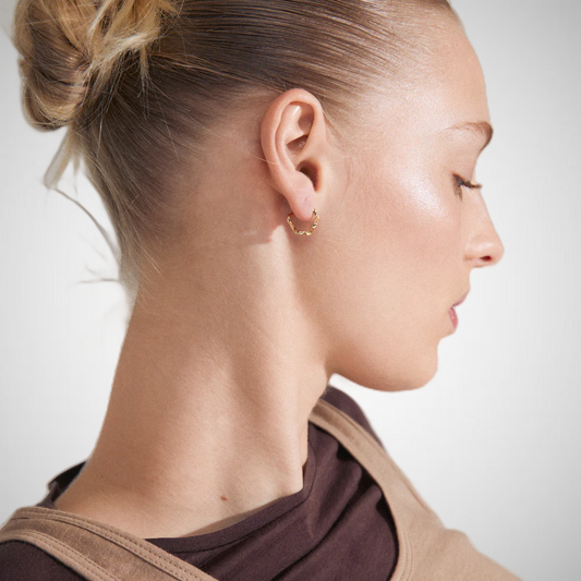 Penelope Recycled Earrings Gold Plated (8302555005136)