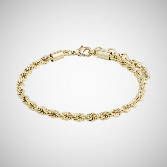 Pam Recycled Robe Chain Bracelet Gold Plated (8302555660496)