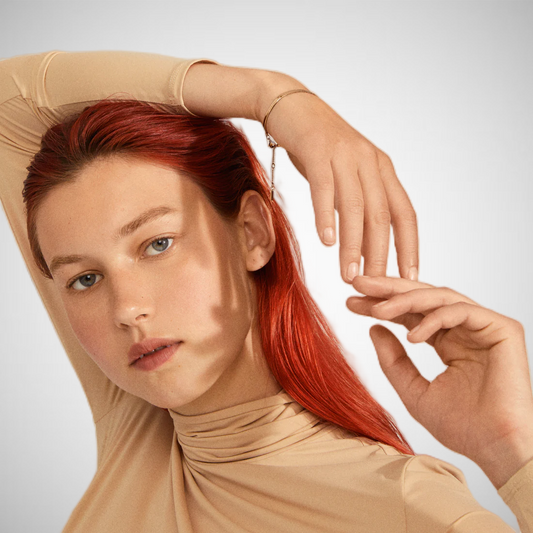 Joanna Recycled Flat Snake Chain Bracelet Gold Plated (8302555300048)