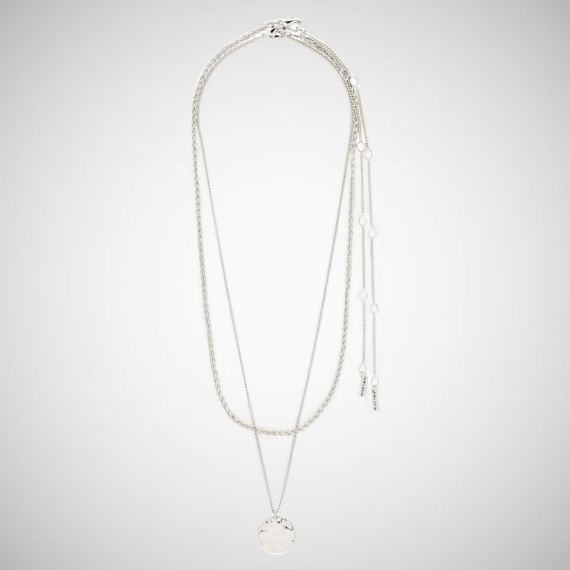 Declan Necklace 2-In-1 Set, Silver-Plated (8335104278736)