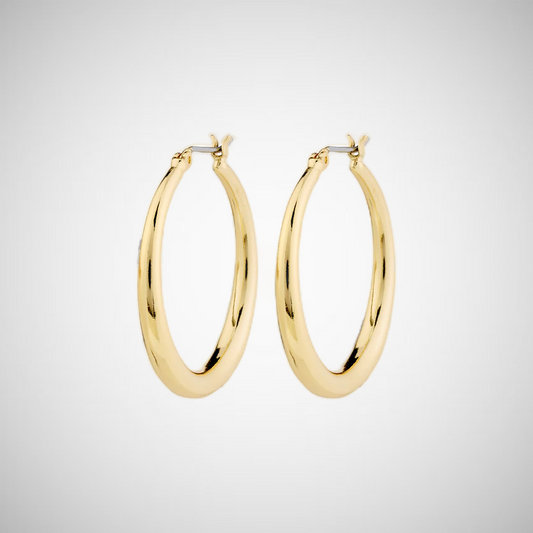 Jorun Recycled Hoop Earrings Gold-Plated (8302556086480)