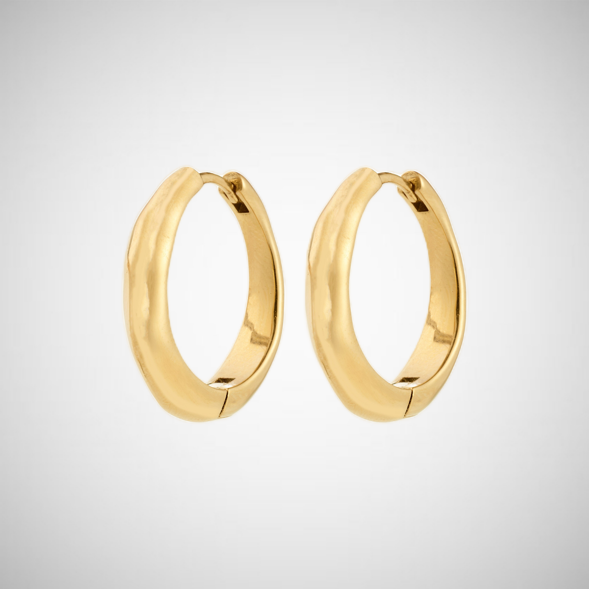 Harrison Hoops Gold-Plated (8335104475344)