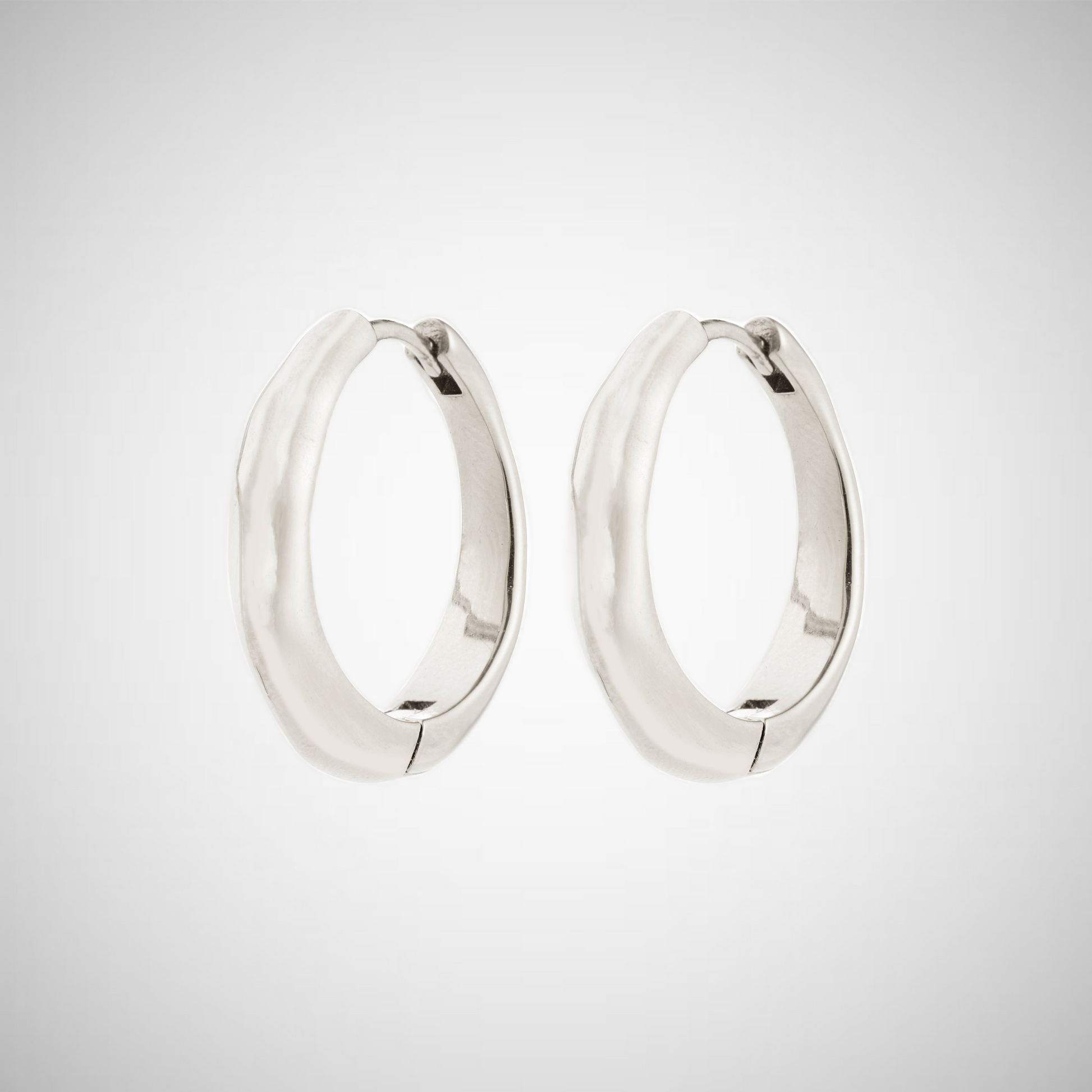 Harrison Hoops Silver-Plated (8335104409808)
