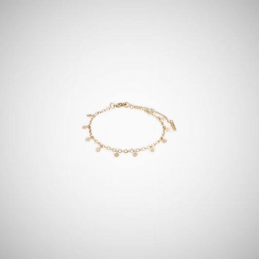 Panna Recycled Coin Bracelet Gold-Plated (8302555463888)
