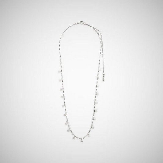 Panna Recycled Coin Necklace Silver-Plated (8302555398352)