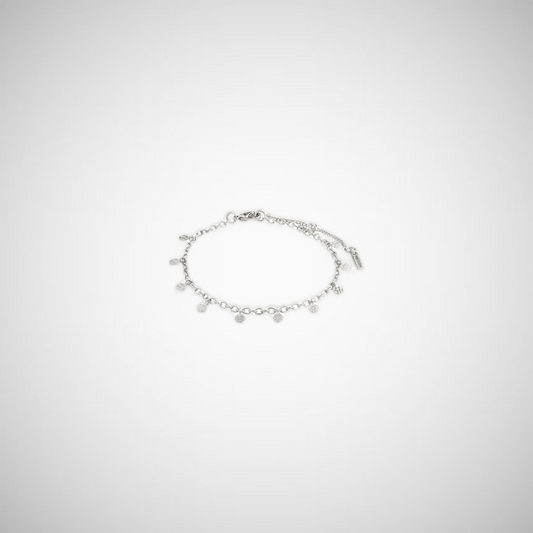 Panna Recycled Coin Bracelet Silver-Plated (8302555496656)