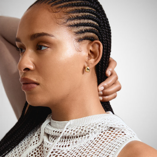Jua Recycled Earrings Gold-Plated (8302556152016)