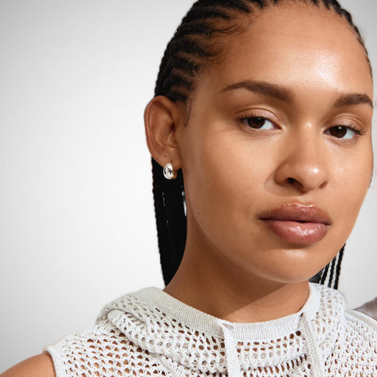 Jua Recycled Earrings Silver-Plated (8302556119248)