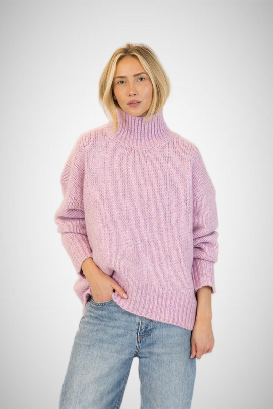 Aggie Mockneck Ribbed Sweater (8341000716496)