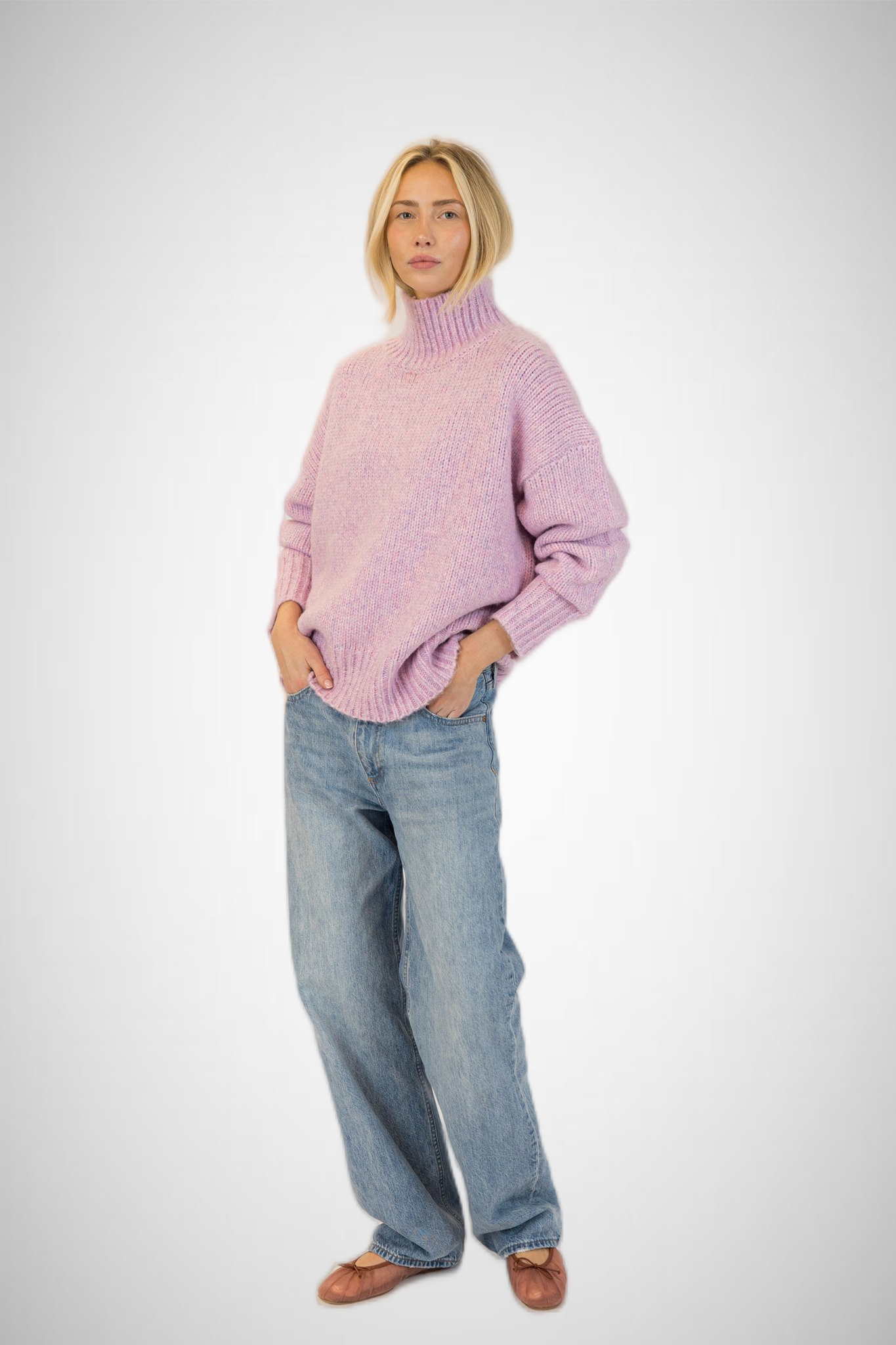 Aggie Mockneck Ribbed Sweater (8341000716496)