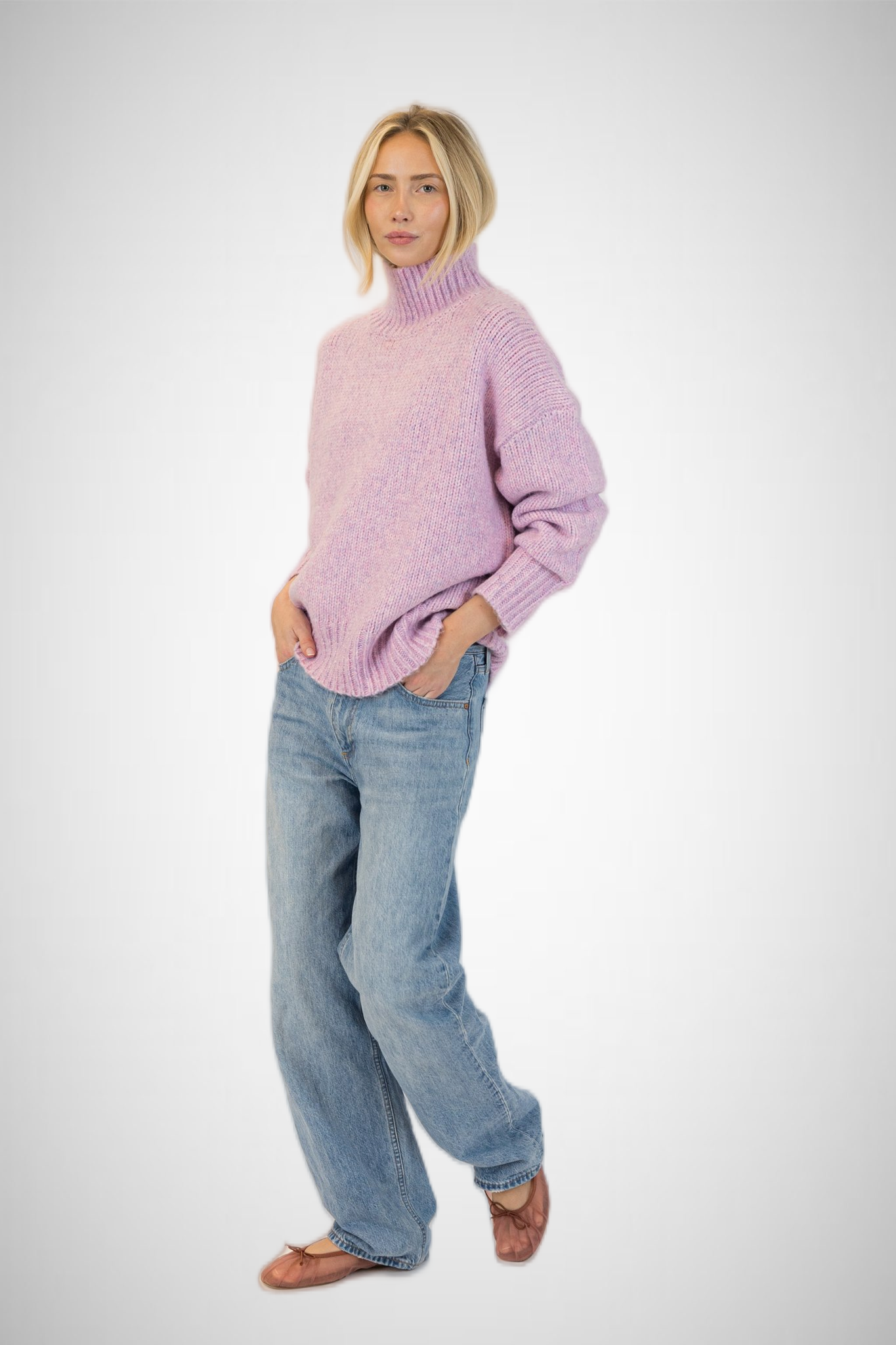 Aggie Mockneck Ribbed Sweater (8341000716496)