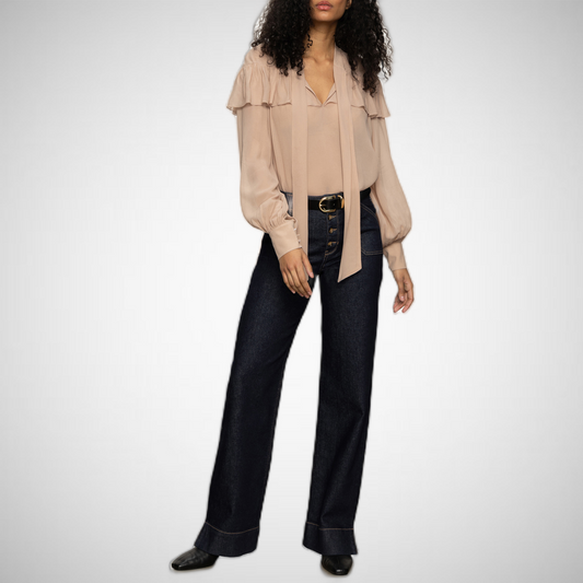 Fade Into Your Ruffle Blouse (8332378931408)