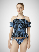 Load image into Gallery viewer, Ruffles Dropped Shoulder Top (8290216870096)
