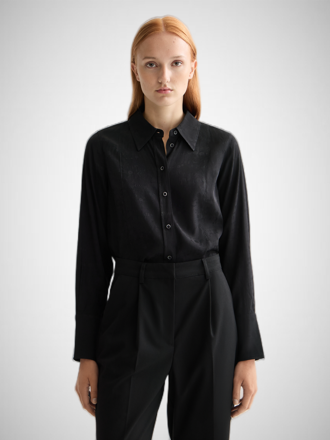 Regular Fit Jacquard Shirt (8352722550992)