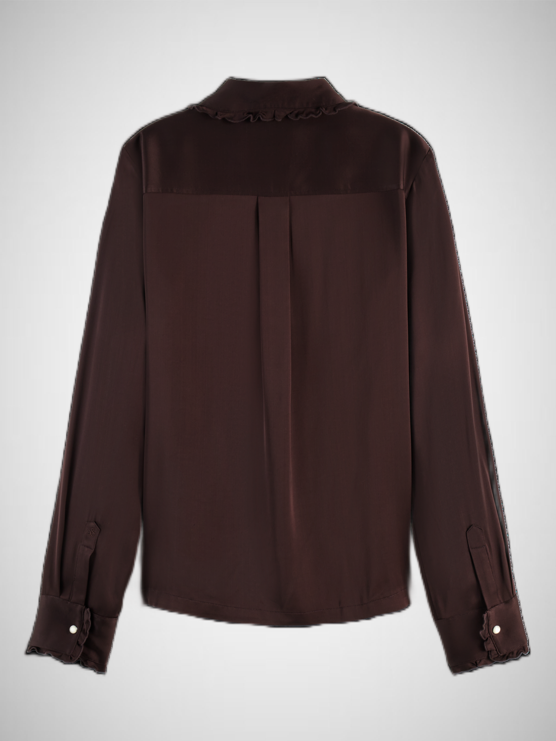 Regular Fit Shirt With Ruffle (8352722583760)