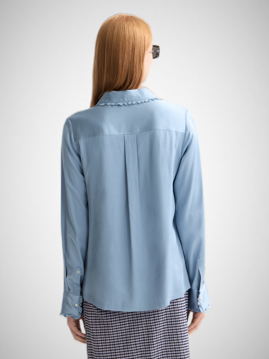 Regular Fit Shirt With Ruffle (8352722583760)