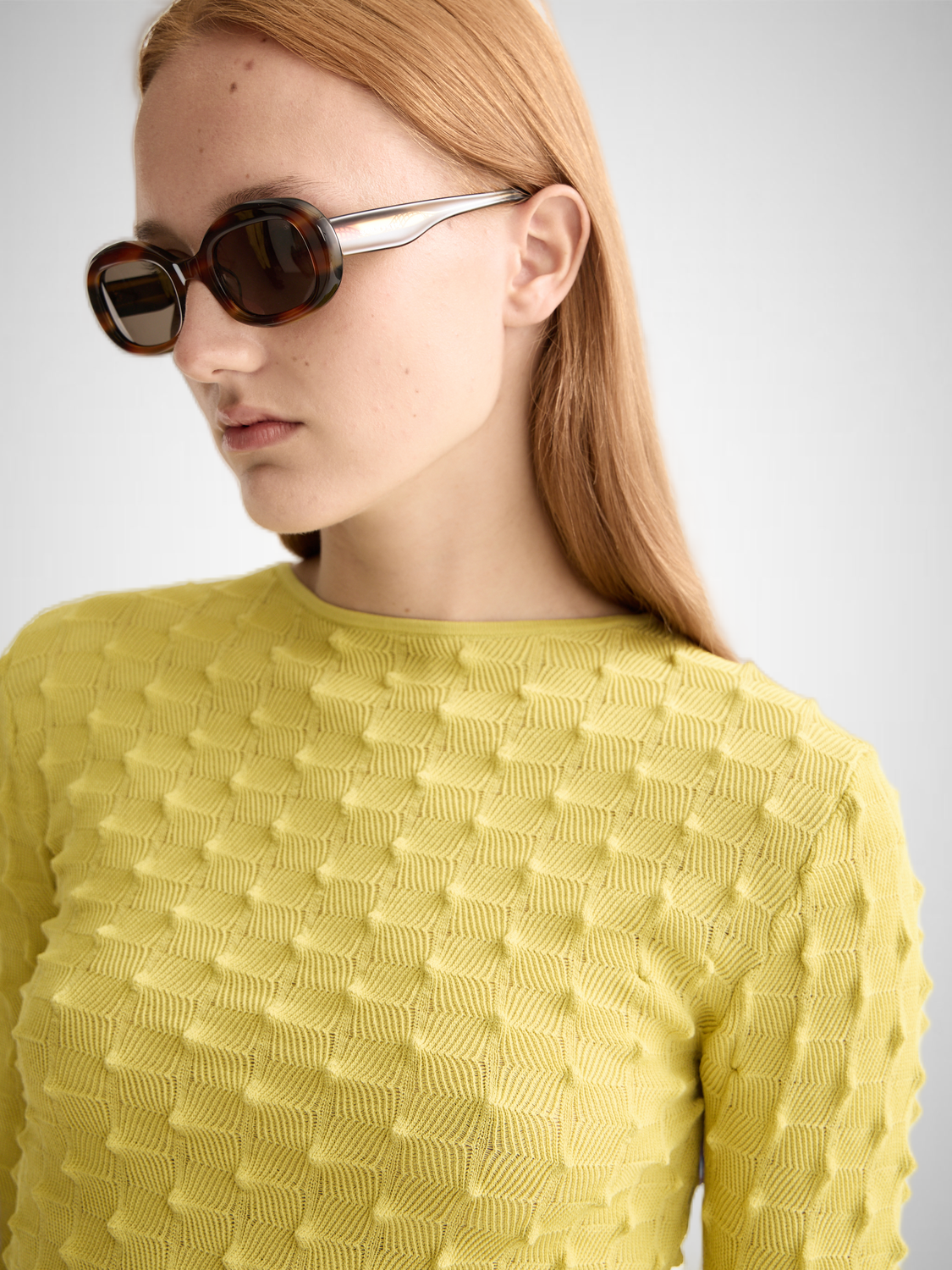 Slash Neck Textured Stitch Pullover (8351911444688)