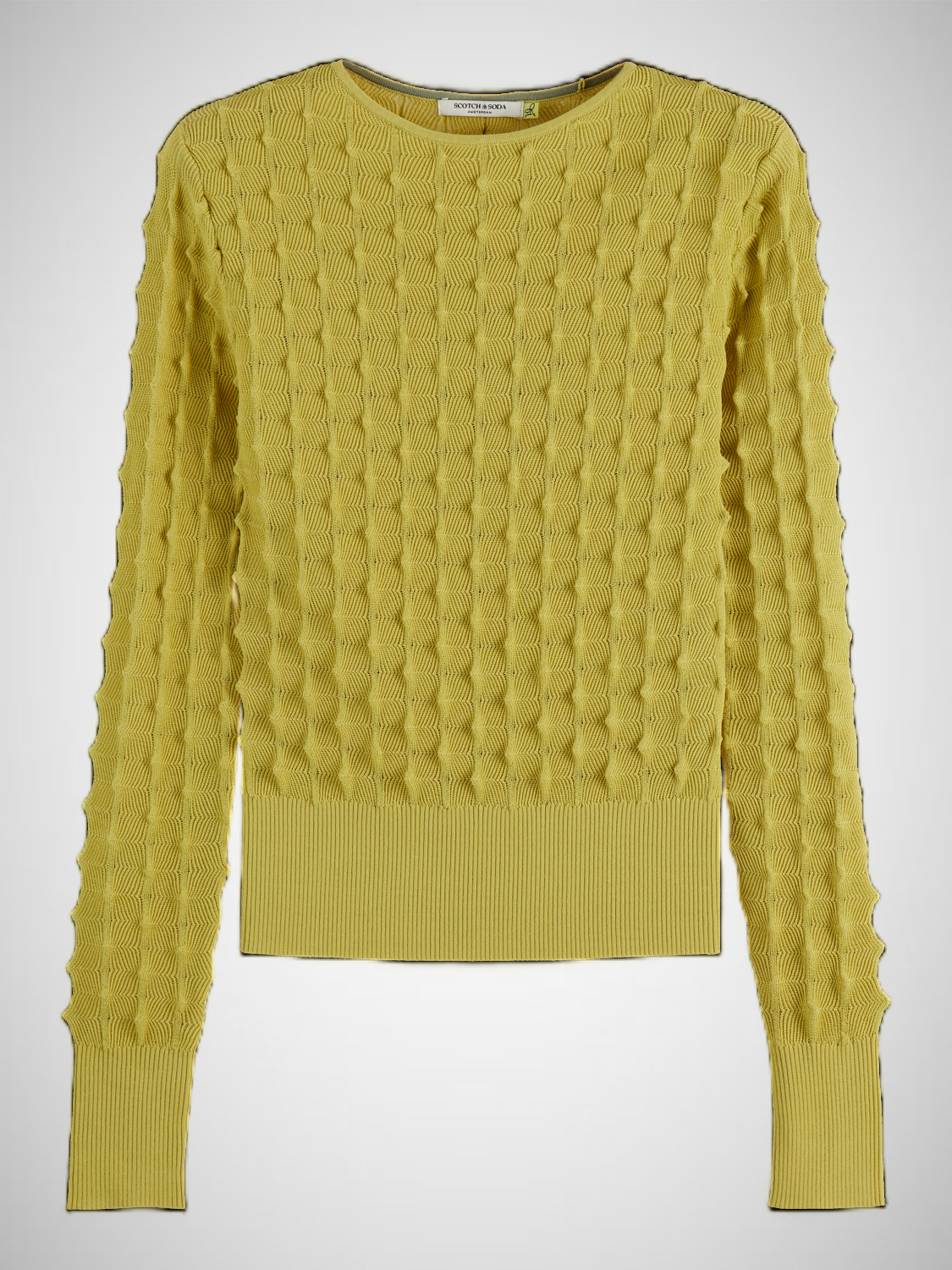 Slash Neck Textured Stitch Pullover (8351911444688)