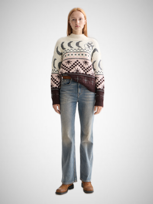 Metallic Fair Isle Pullover (8352722682064)