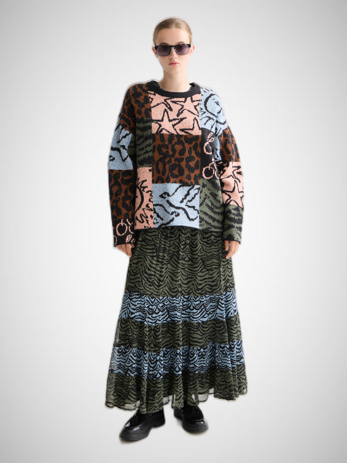 Jacquard Oversized Pullover (8352561856720)