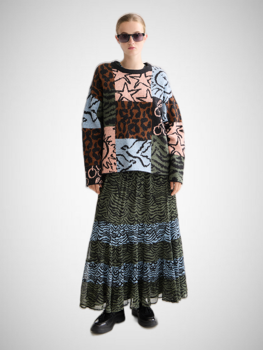 Jacquard Oversized Pullover (8352561856720)