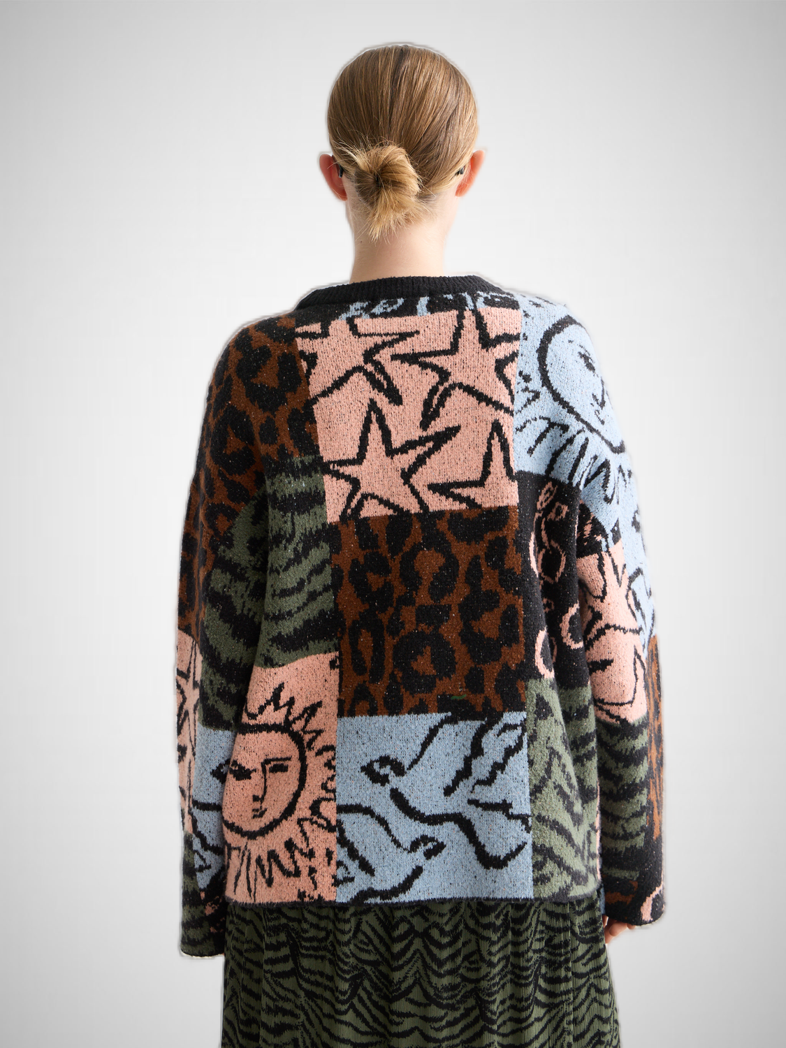 Jacquard Oversized Pullover (8352561856720)