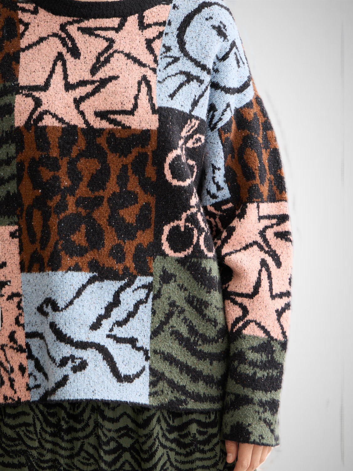 Jacquard Oversized Pullover (8352561856720)