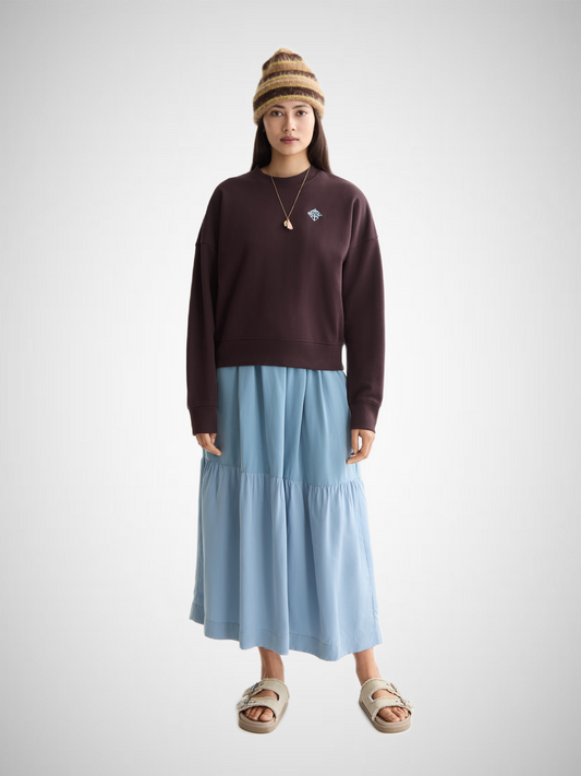 Embroidered Logo Relaxed Fit Sweater (8297231155408)