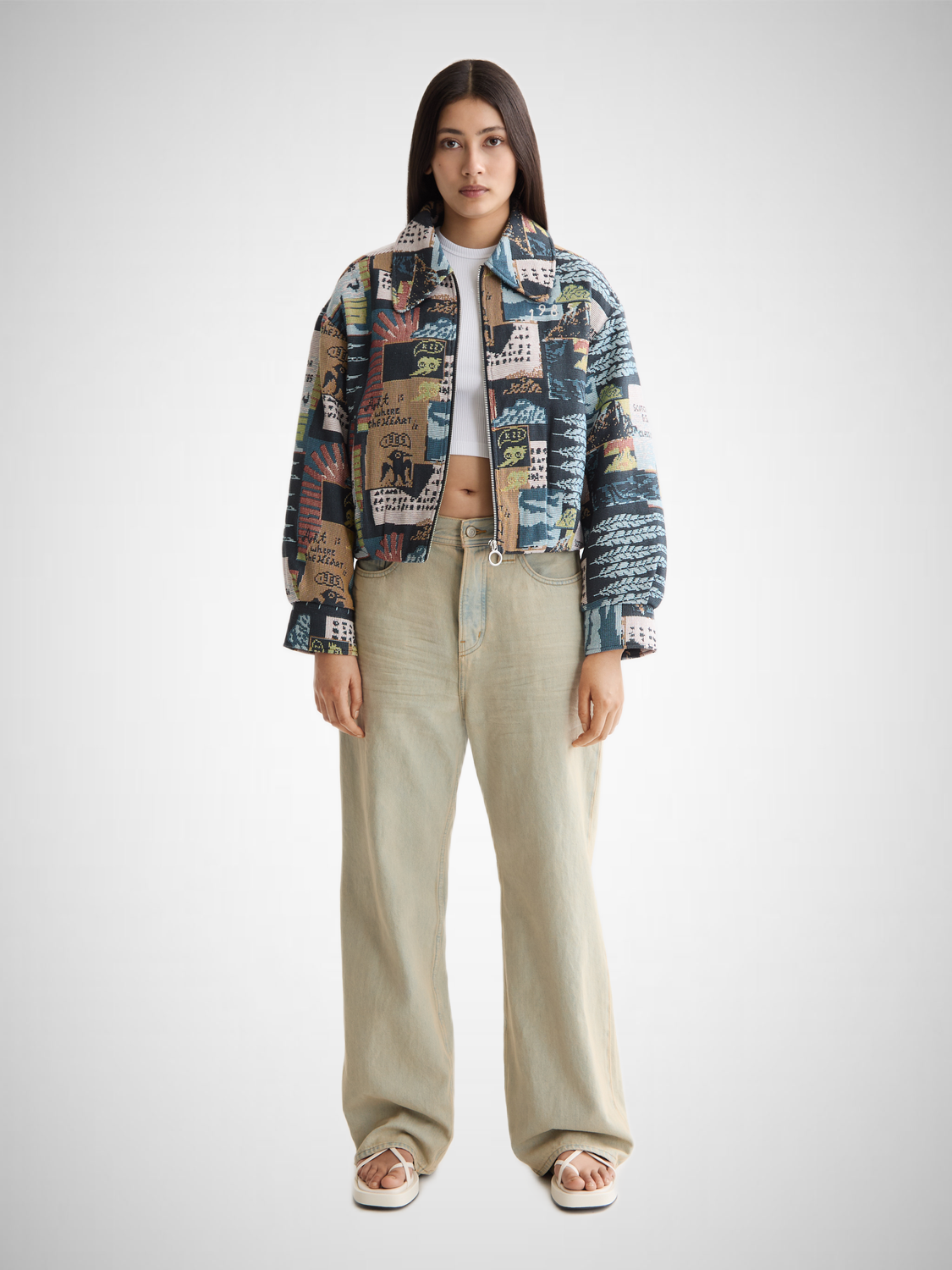 Collage Jacquard Jacket (8297651667152)