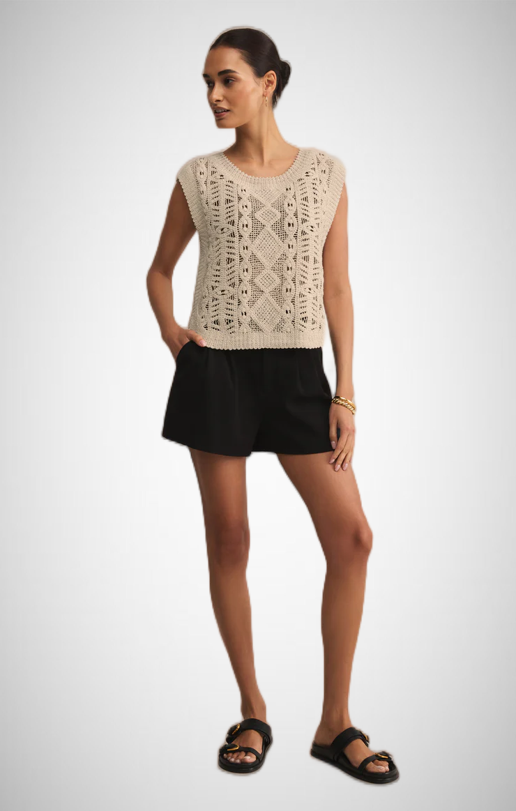 Baroque Sweater Top (8337546772688)
