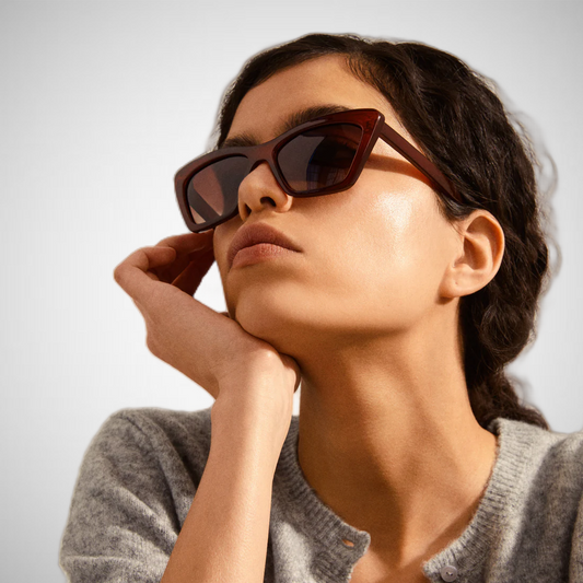 Dkota Angular Cat-Eye Shaped Sunglasses (8302558216400)