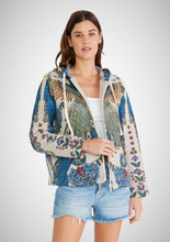 Load image into Gallery viewer, Long Sleeve Zipper Front Tapestry Hoodie Jacket (8261796004048)
