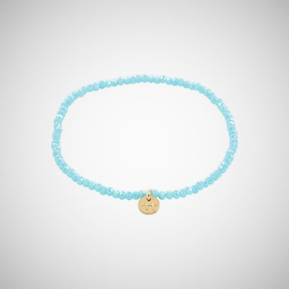 Bracelet Indie  Gold Plated Blue Light (8302558511312)
