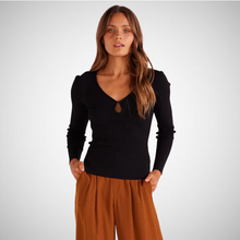 Load image into Gallery viewer, Keyhole Knit Top (7933946790096)
