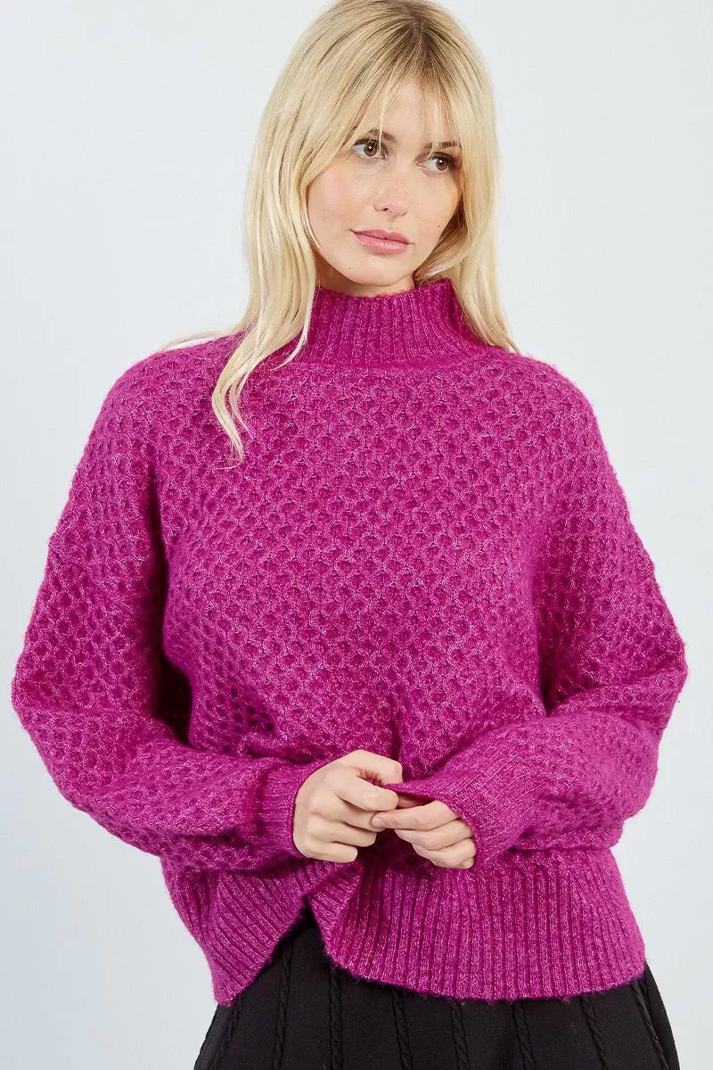 Knitted Sweater, Turtleneck (8345880887504)