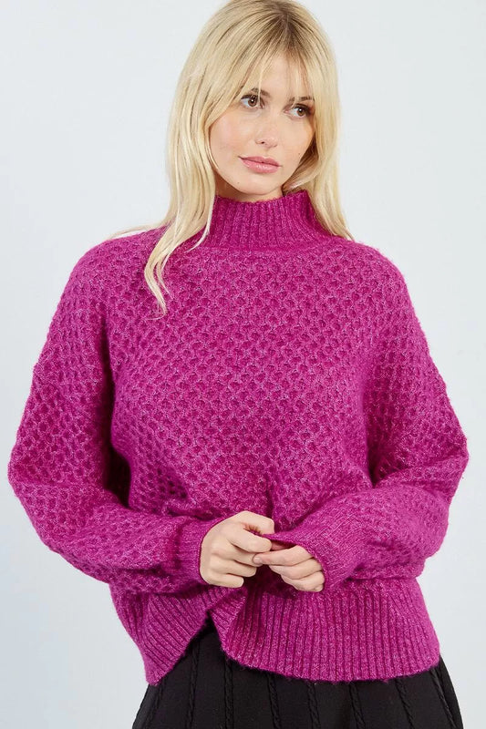 Knitted Sweater, Turtleneck (8345880887504)