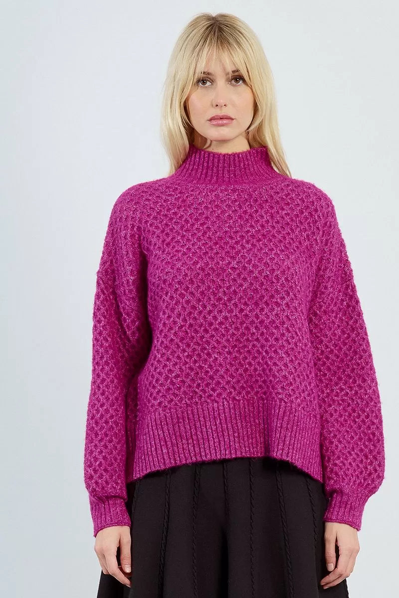 Knitted Sweater, Turtleneck (8345880887504)