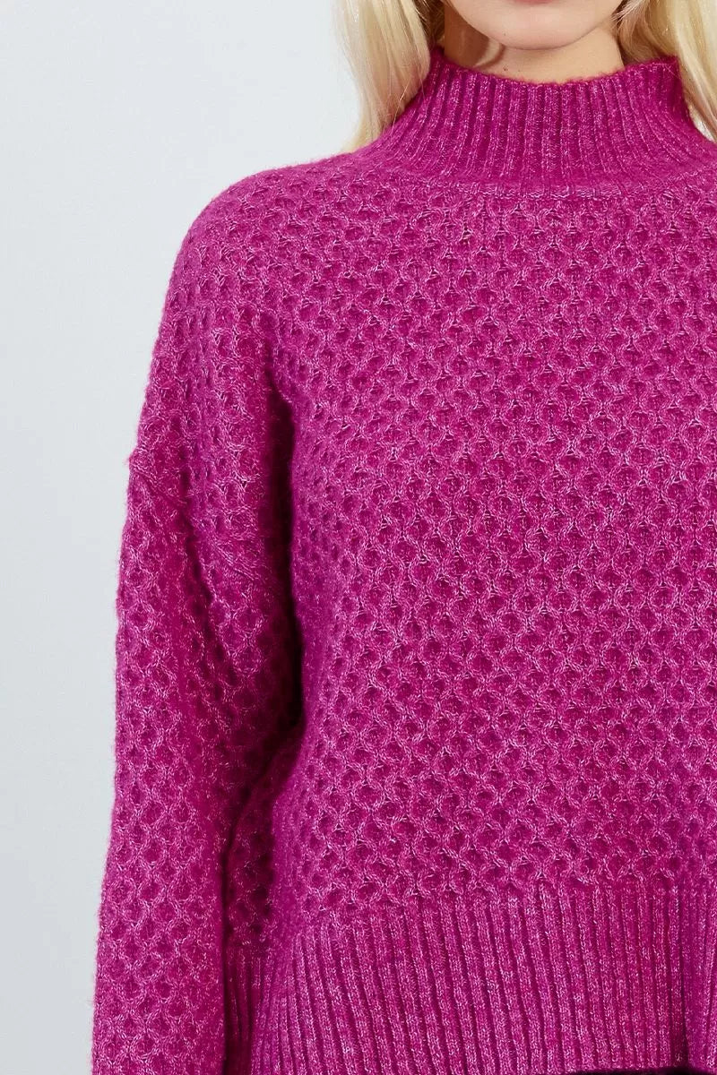 Knitted Sweater, Turtleneck (8345880887504)