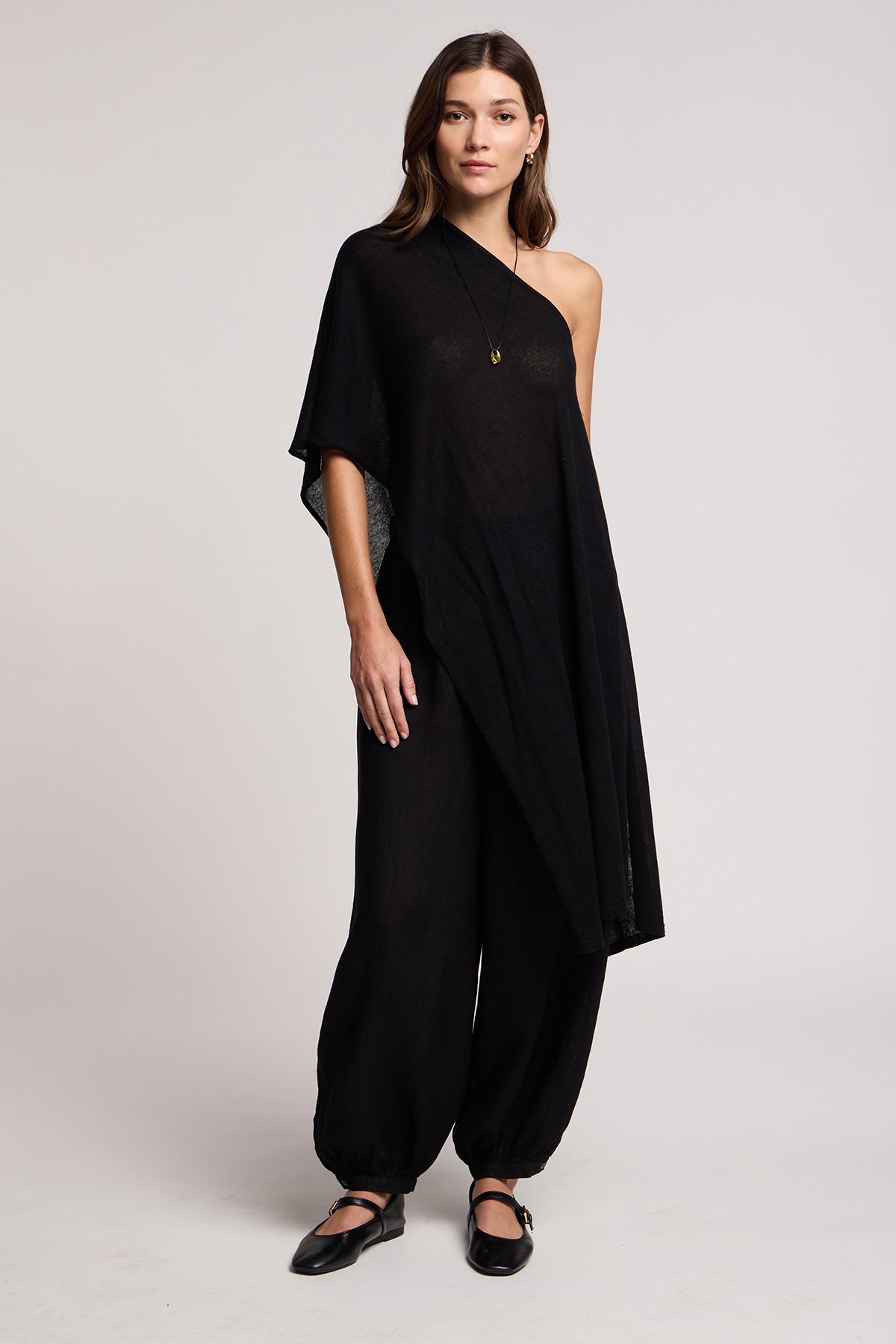 Floren Linen Blend Knit Top