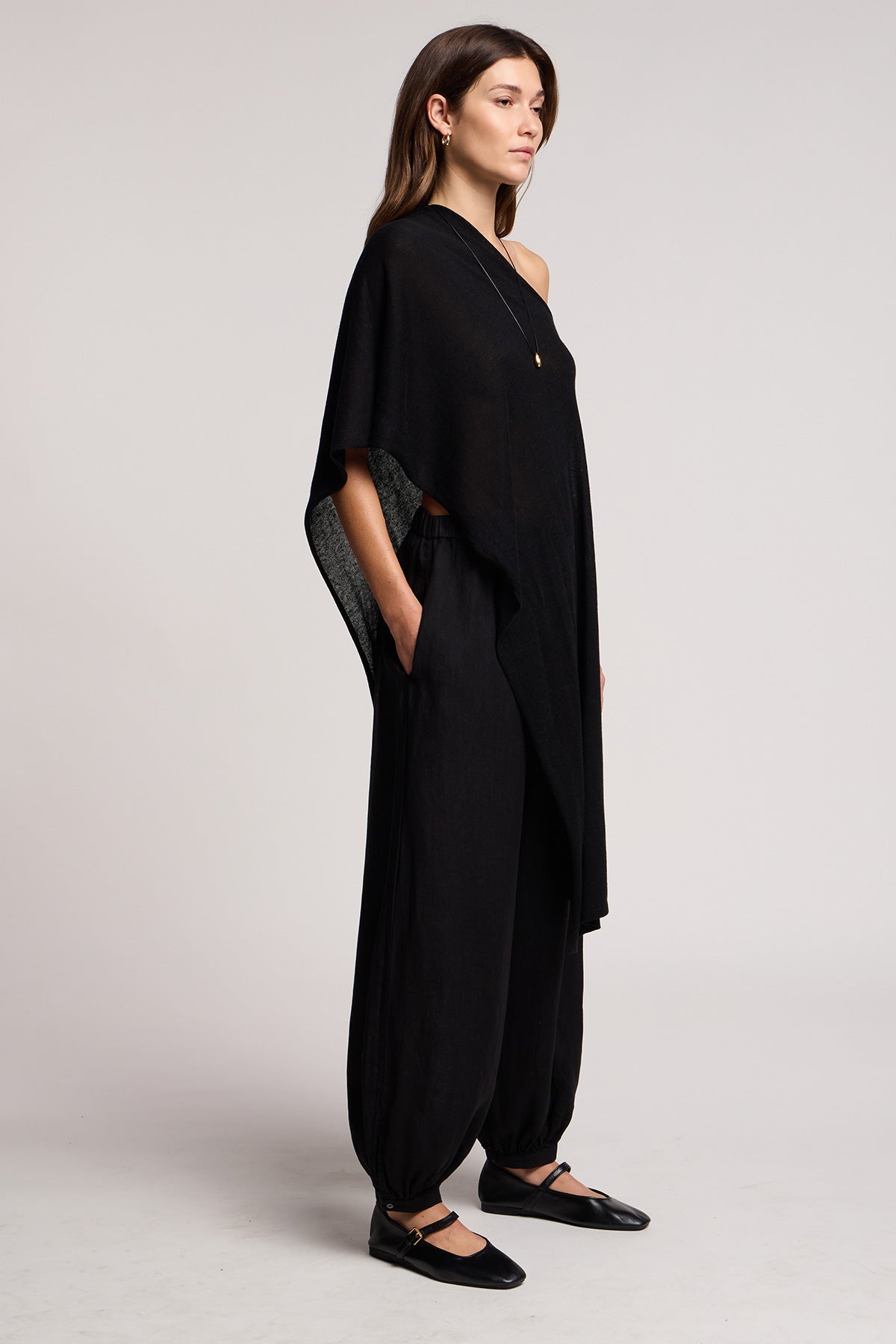 Floren Linen Blend Knit Top