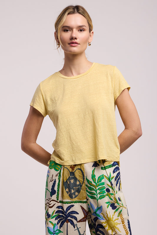 Casey Linen Knit Top