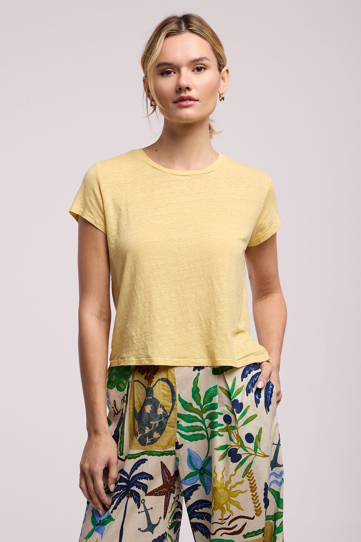 Casey Linen Knit Top