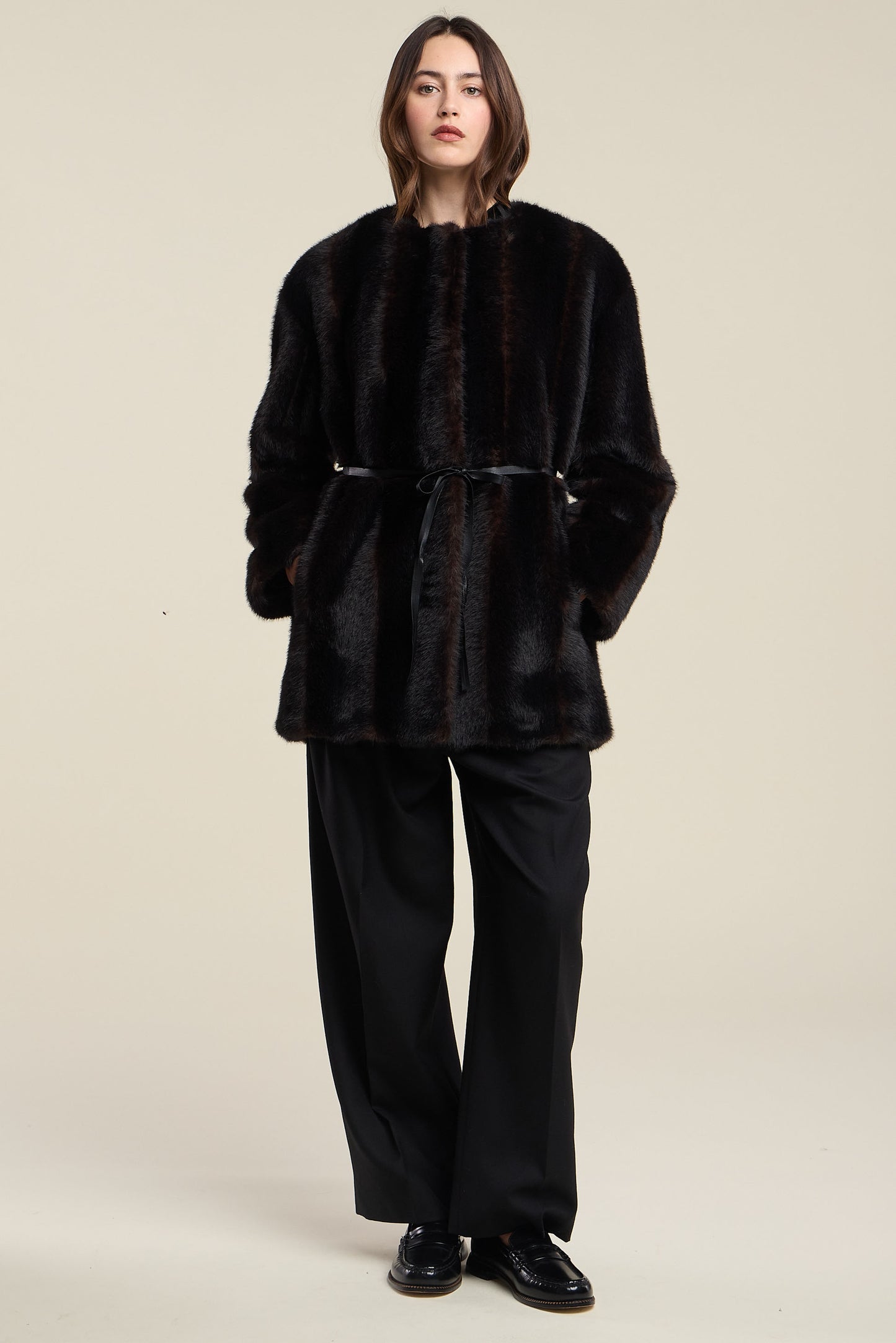 Veste en fourrure de luxe