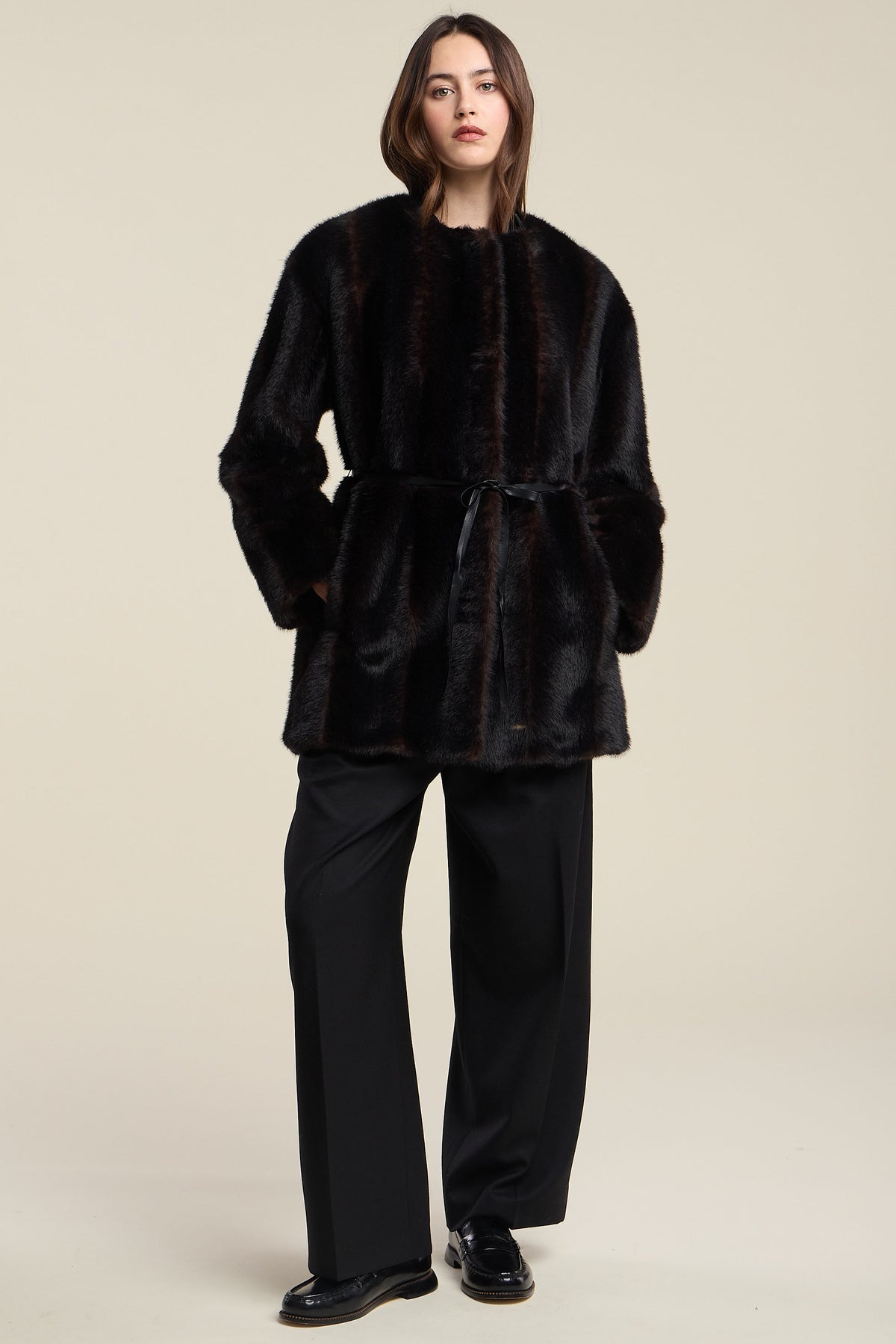 Veste en fourrure de luxe