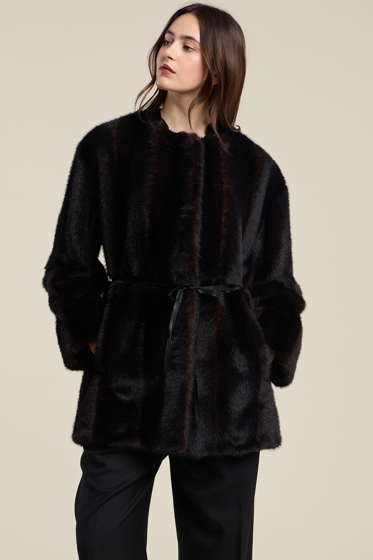Veste en fourrure de luxe