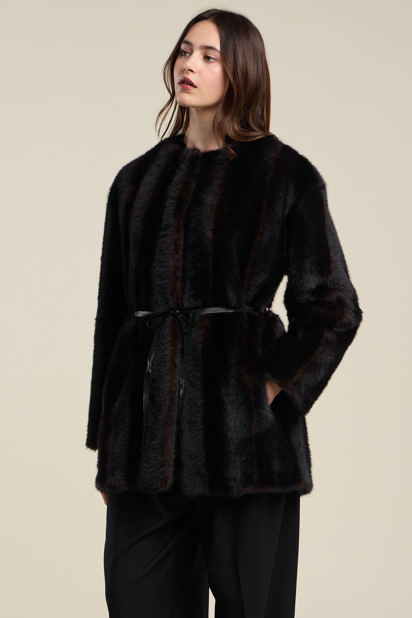 Veste en fourrure de luxe