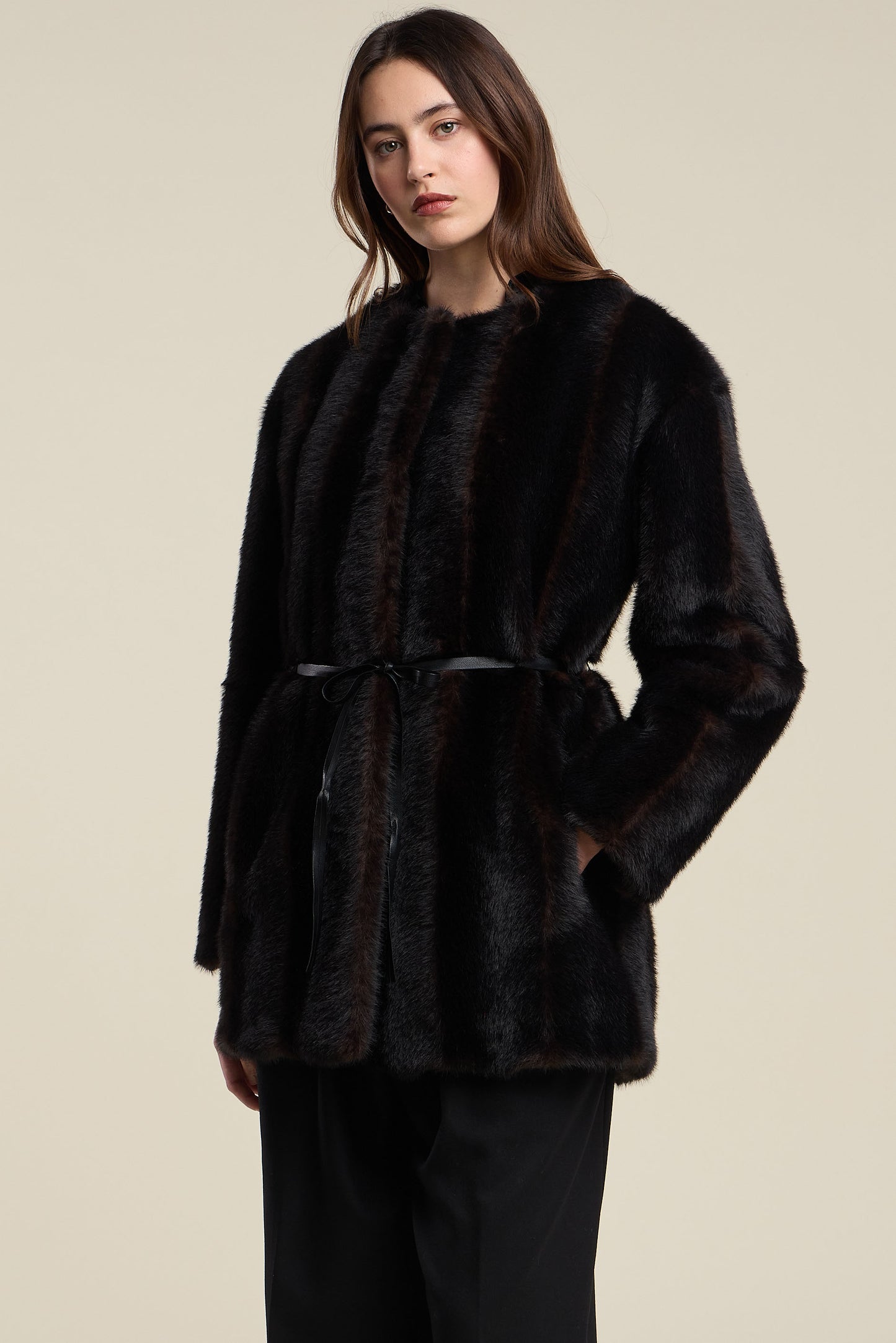 Veste en fourrure de luxe