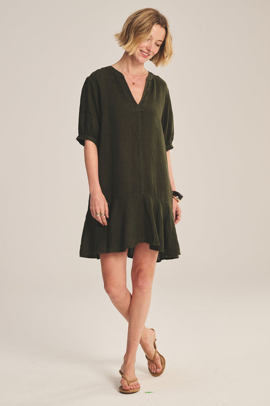 Woven Linen Dress